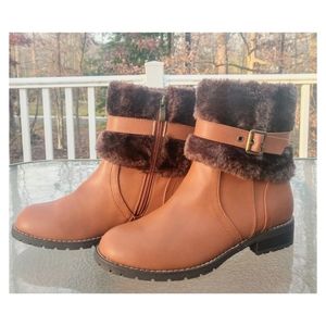 NWT! PORTLAND BOOT COMPANY Faux Fur Boot